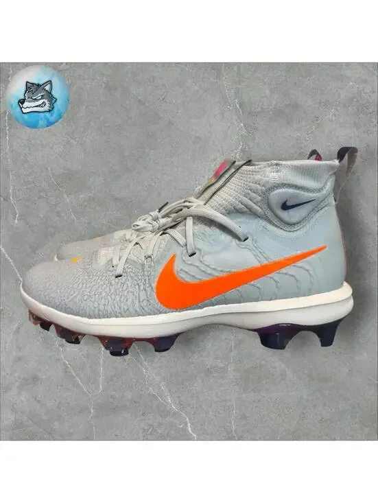 Men's Nike Alpha Huarache NXT MCS Mid Baseball Cleats HF1132-001 Size 13 - Picture 2 of 5